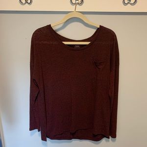 Old Navy Long Sleeve Boyfriend Shirt, Size M